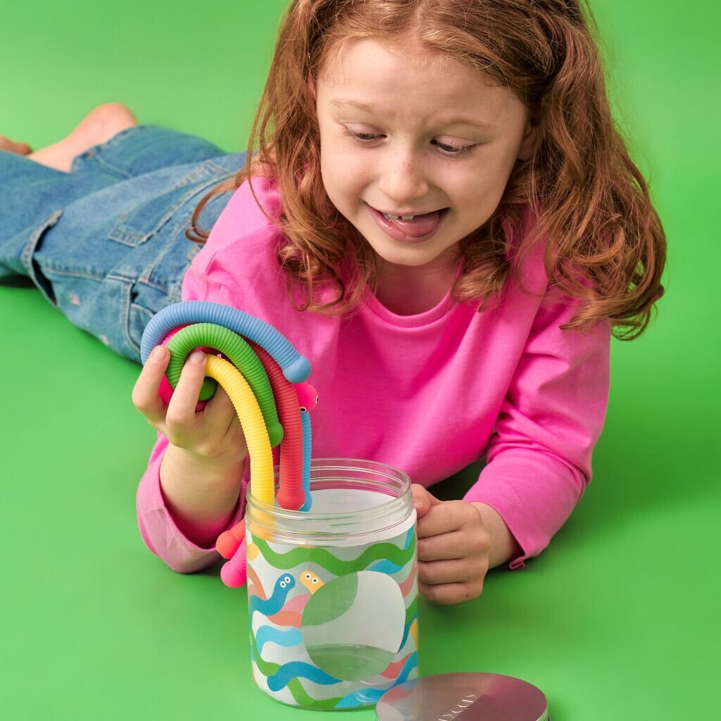 Kikkerland - Kidoki - Fidget Toys - Orme I Dåse