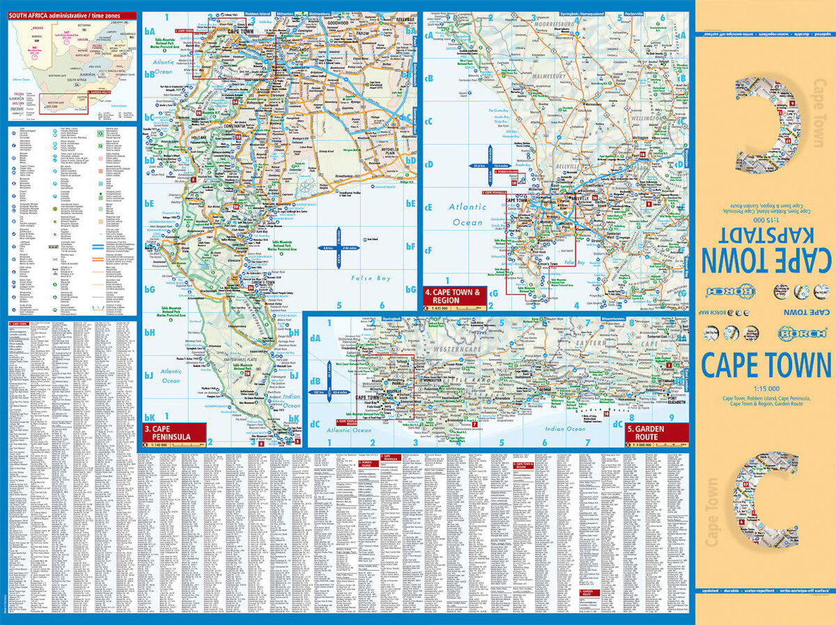 Cape Town - Borch Maps