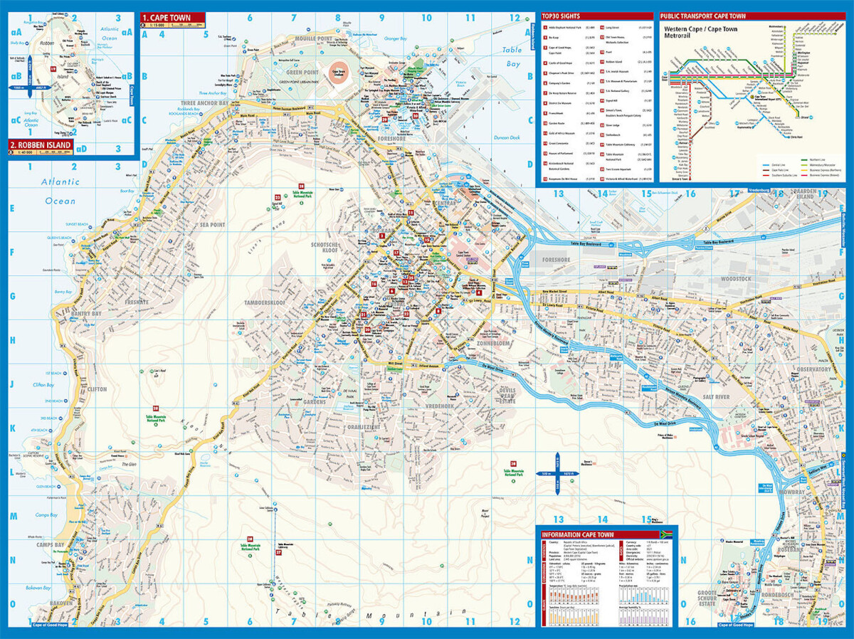 Cape Town - Borch Maps