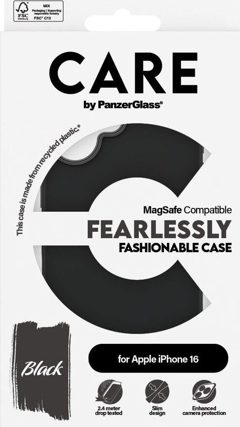 Care By Panzerglass - Iphone 16 - Cover - Magsafe - Sort