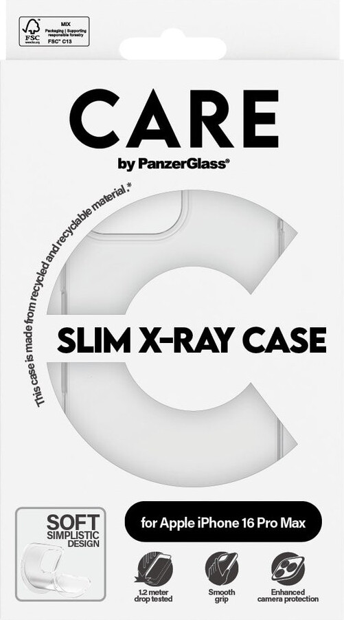 Care By Panzerglass - Iphone 16 Pro Max - Cover - Gennemsigtig