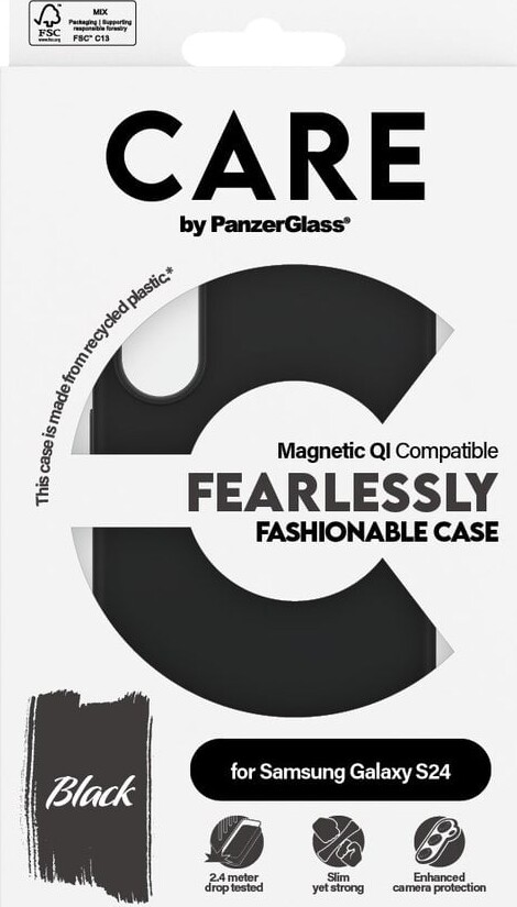 Care By Panzerglass - Samsung S24 - Cover - Qi - Sort