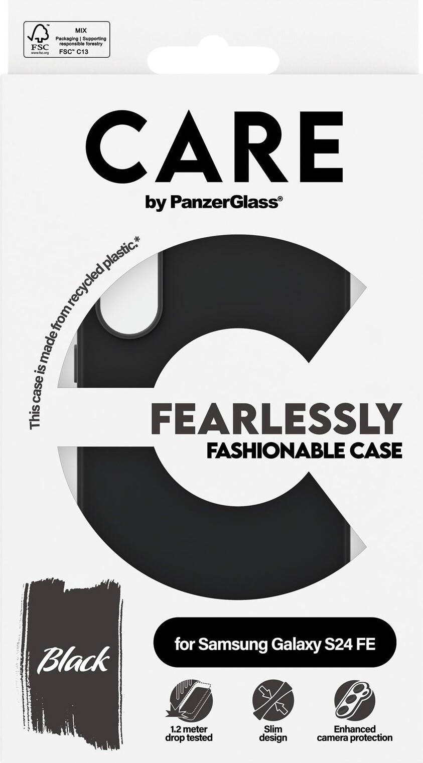 Care By Panzerglass - Samsung Galaxy S23 Fe - Cover - Sort