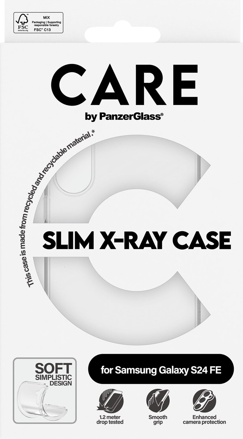 Care By Panzerglass - Samsung Galaxy S23 Fe - Cover - Gennemsigtig