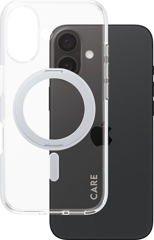 Care By Panzerglass - Iphone 16 - Cover - Gennemsigtig Sølv
