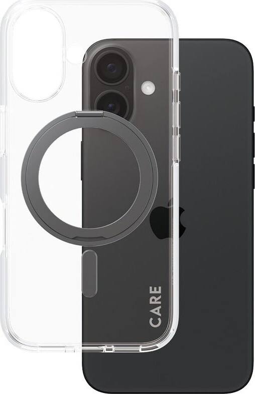Care By Panzerglass - Iphone 16 - Cover - Gennemsigtig Sølv