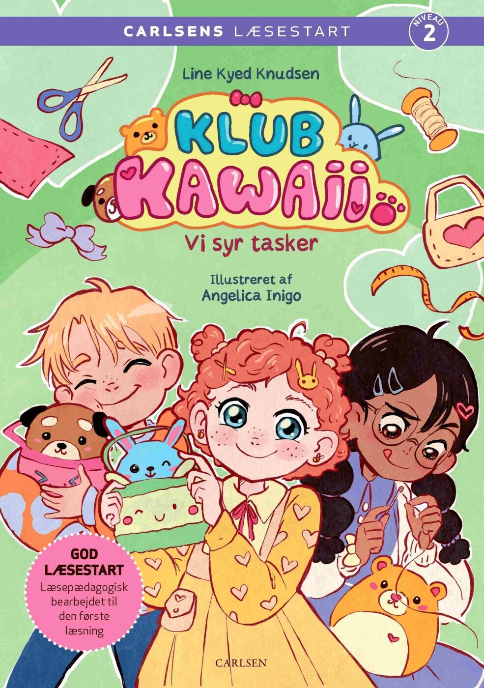 Carlsens Læsestart Klub Kawaii - Vi Syr Tasker