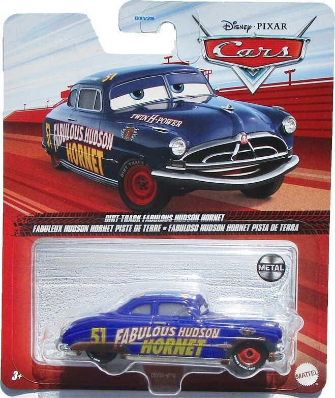 Køb Disney Pixar Cars 3 - Dirt Track Fabulous Hudson Hornet Bil fra ...
