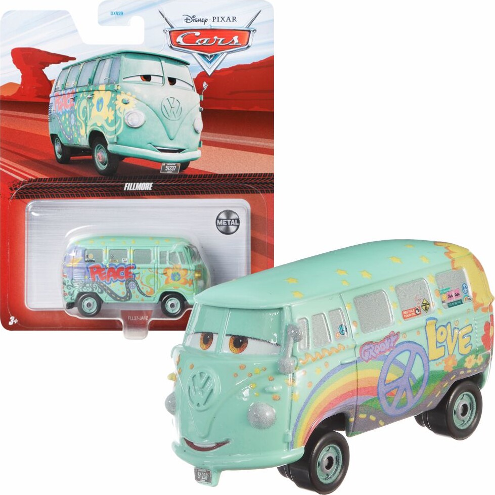 Køb Disney Cars 3 Biler Metal - Die Cast - Filmore fra Mattel - Gucca.dk
