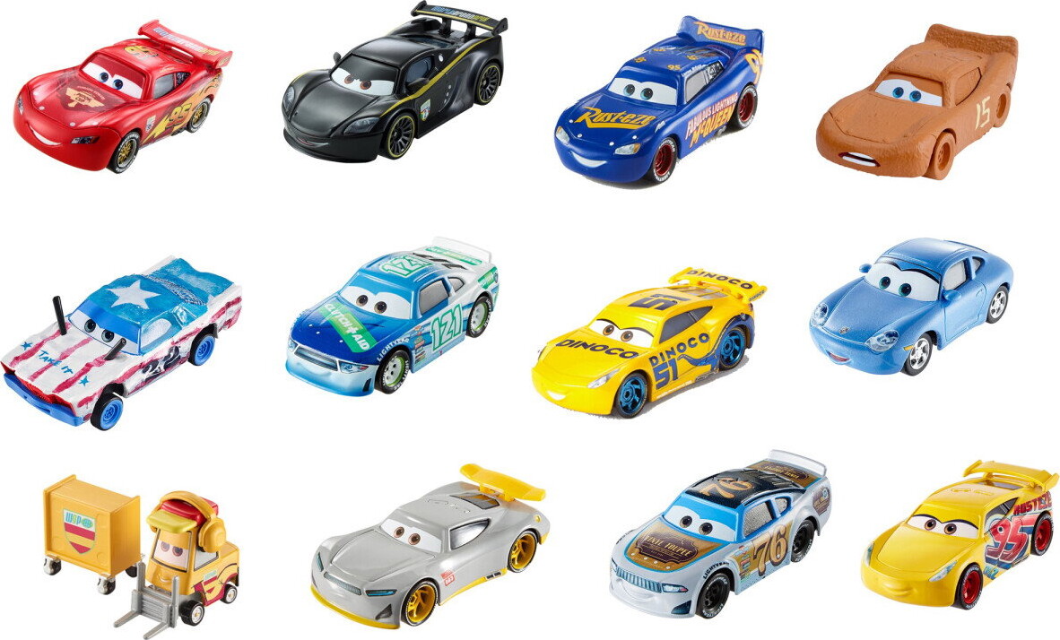 Cars 3 - Wgp Bil I Metal - Disney Pixar - Assorteret - Mattel Dxv29