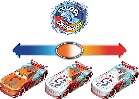 Disney Pixar - Cars - Color Changers - Paul Conrev Bil