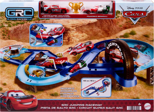 Disney Cars - Grc Jumping Raceway - Bilbane Sæt