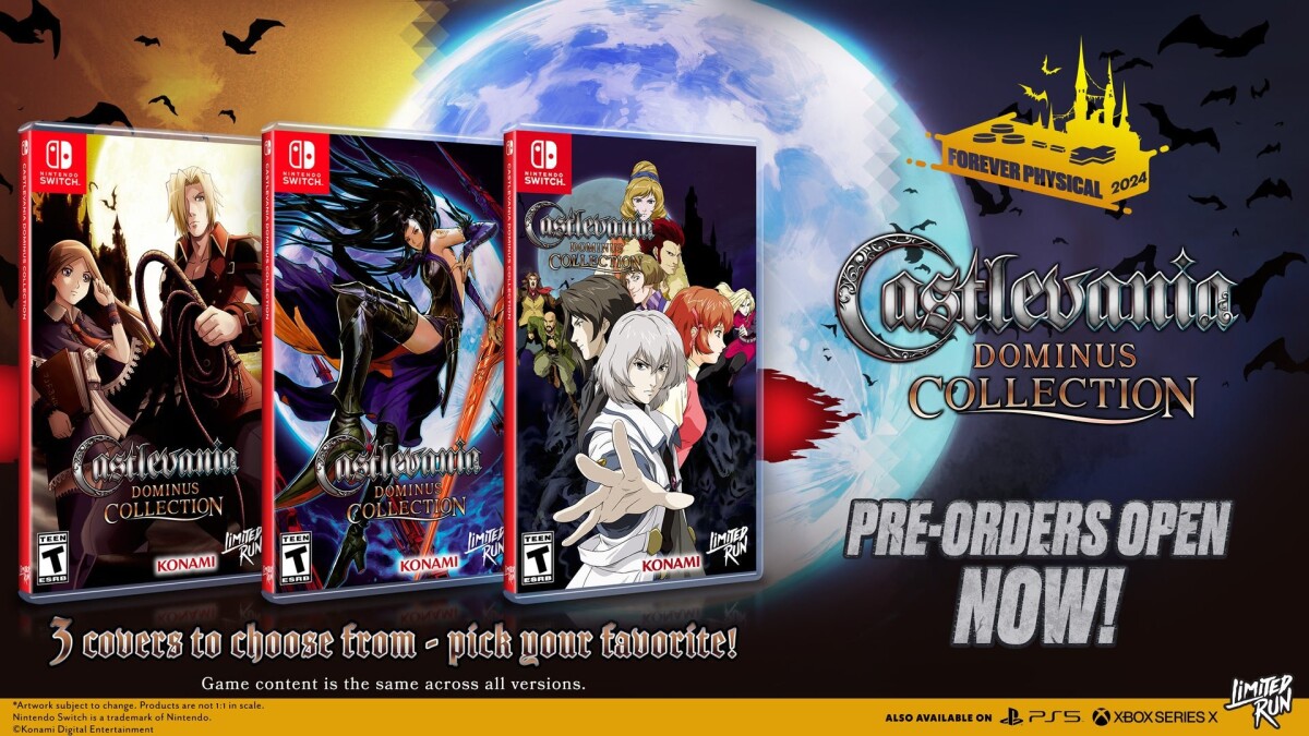 Castlevania Dominus Collection Dawn Cover Limited Run