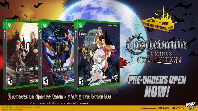Castlevania Dominus Collection Dawn Cover Limited Run Import