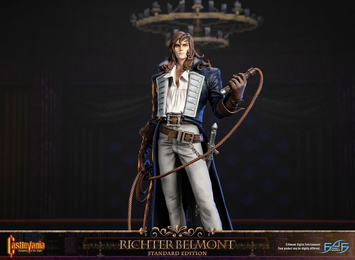 Statue First4Figures Richter Belmont - Castlevania Symphony Of The Night, Résine Détaillée, édition Standard
