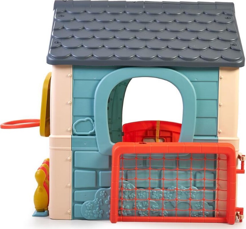 Feber - Legehus I Plast Til Børn - Udendørs - Med Aktiviteter