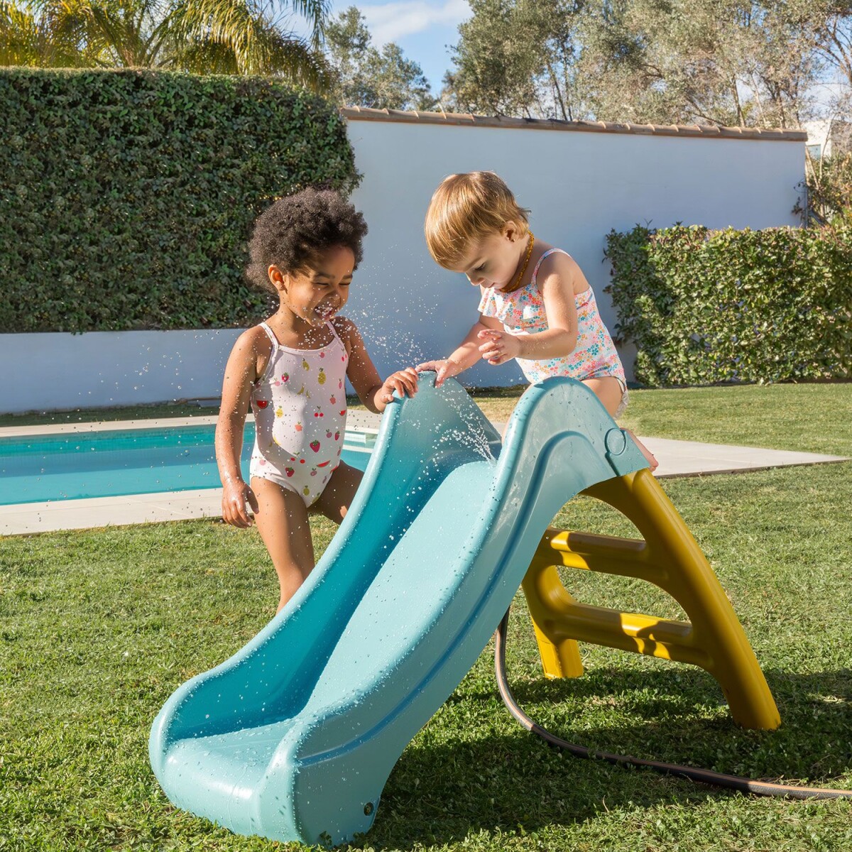 Feber - Rutsjebane Til Børn - Plastik - Udendørs Til Haven