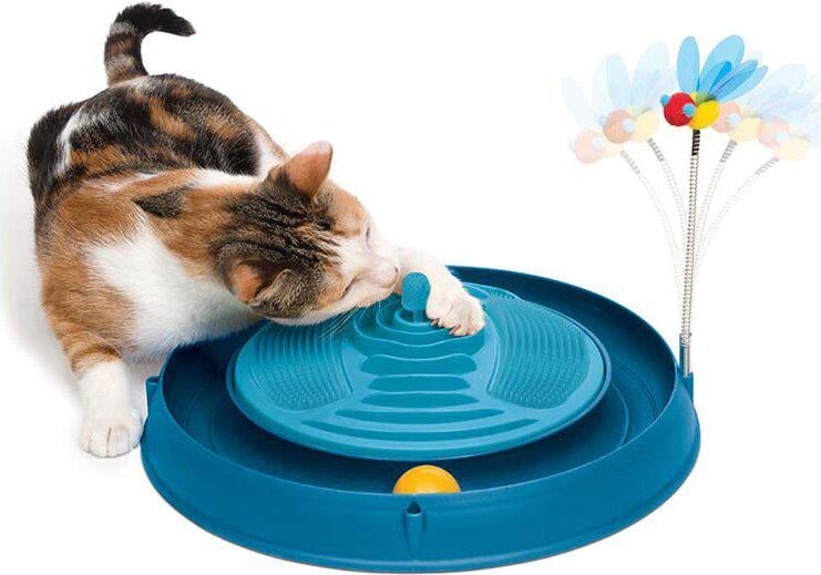 Catit - Play N Scratch Massage - Blå