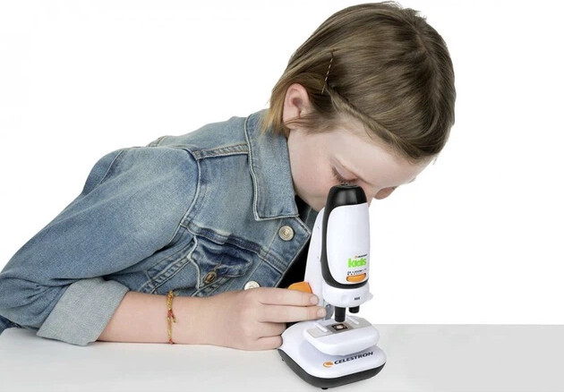 Mikroskop Til Børn Med Smartphone Adapter - Celestron
