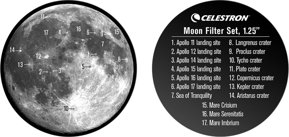 Celestron - Månefilter Sæt 1 25 113487