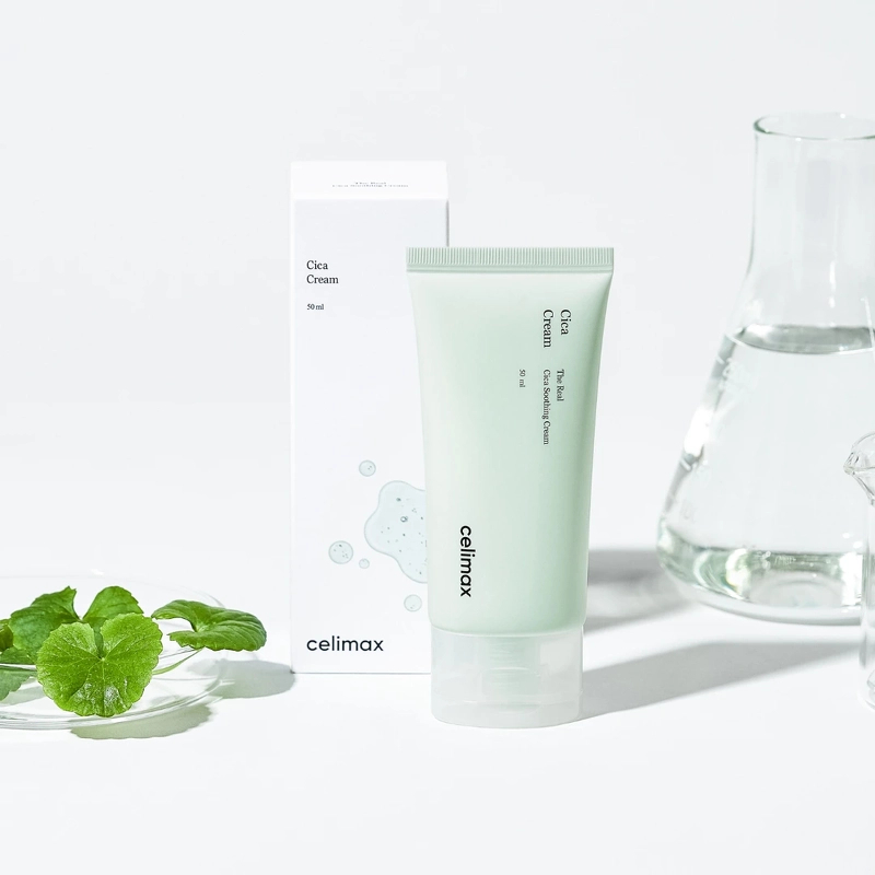 Celimax - The Real Cica Soothing Cream - Green - 50 Ml