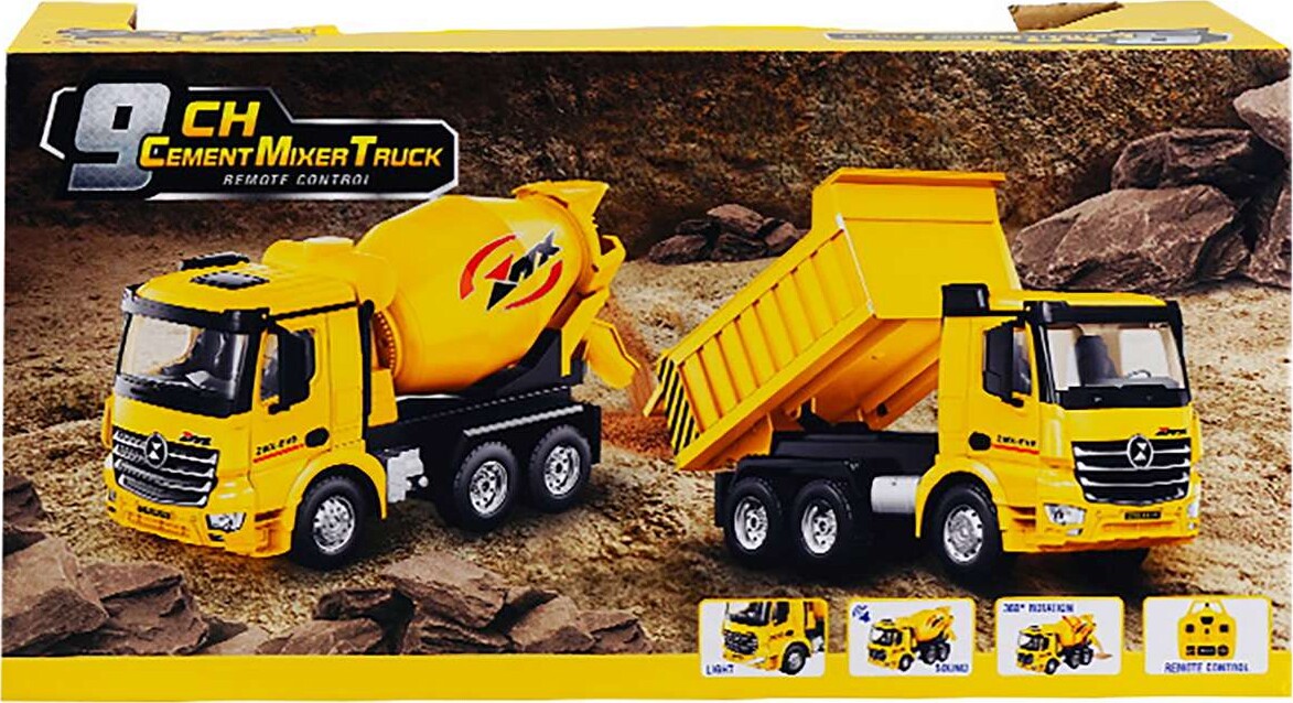 Cement Mixer Rc 1 18 2 4Ghz 3 7V 9 Channels - Z6813A - Mx