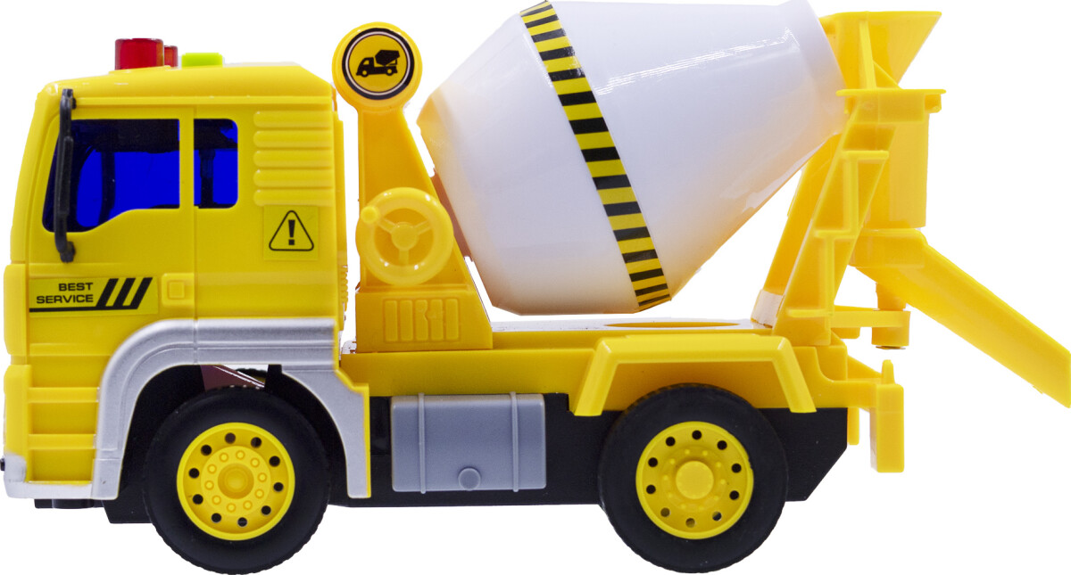 Cementblander Legetøj Med Lys Og Lyd - Gul - 18 Cm