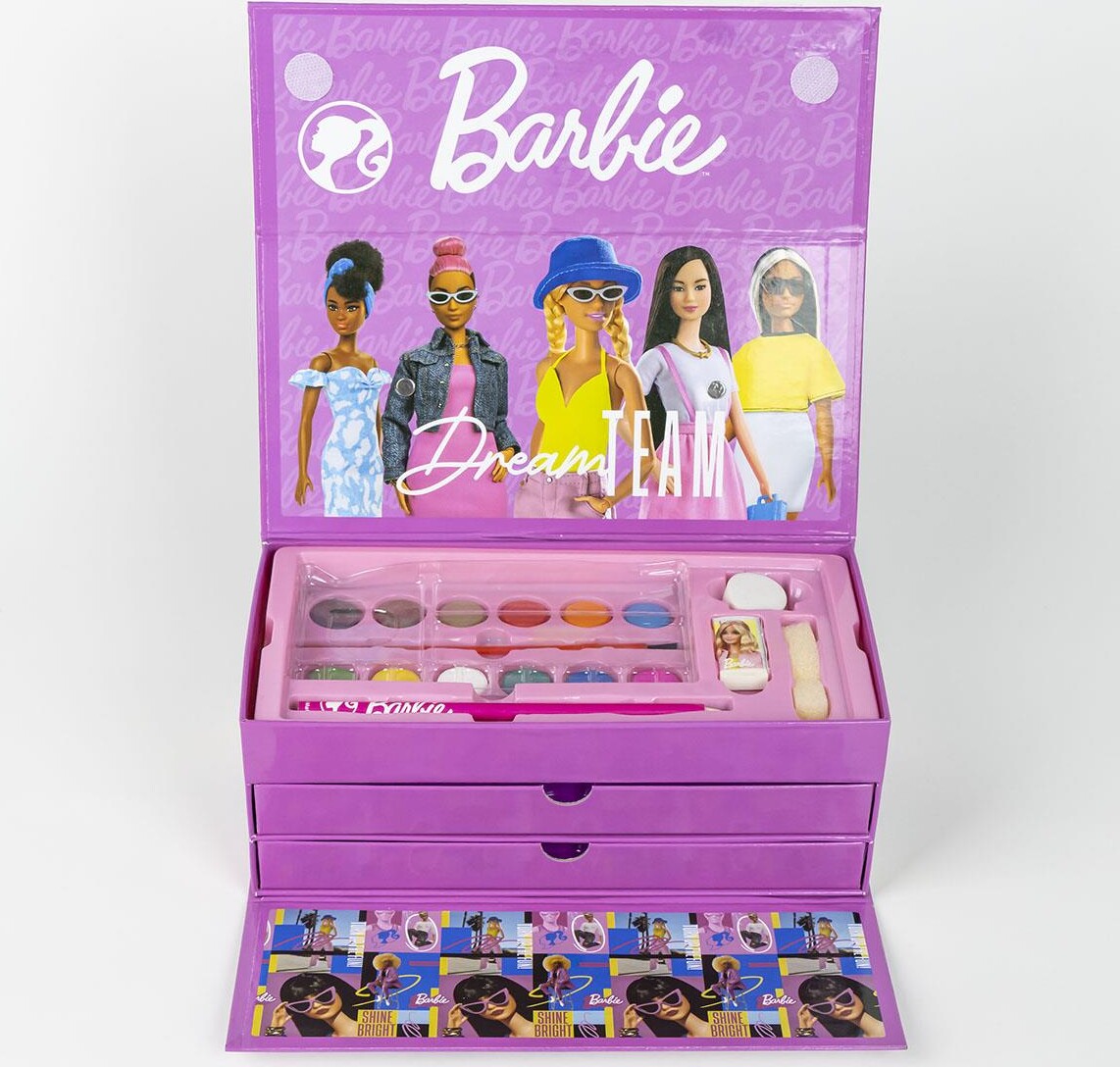 Barbie - Dream Team Malesæt Til Børn