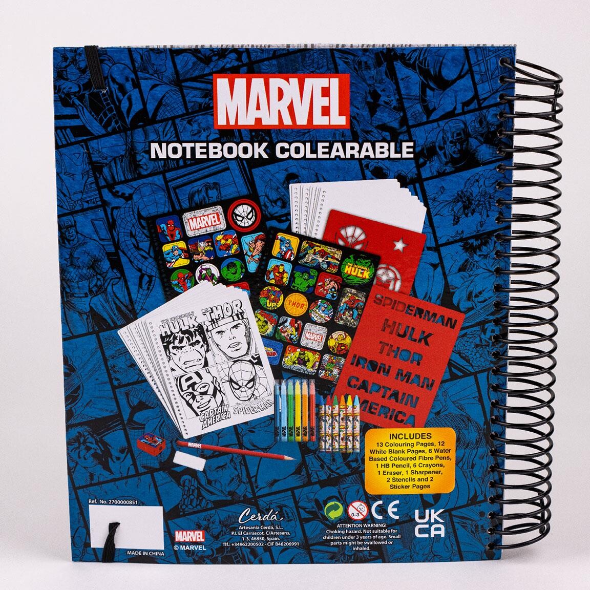 Cerda - Super Farverigt Aktivitetsalbum Marvel