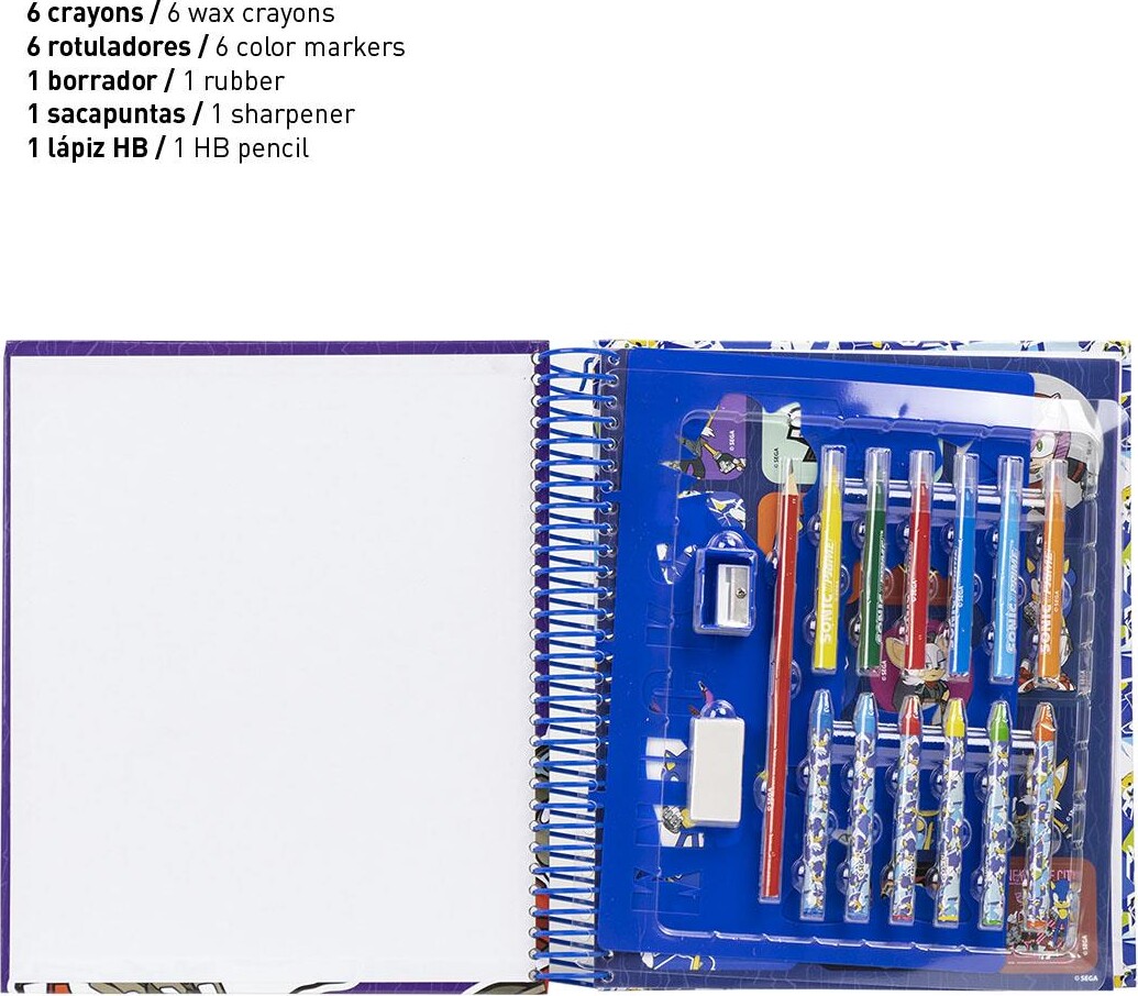 Cerda - Super Farverigt Aktivitetsalbum Sonic Prime