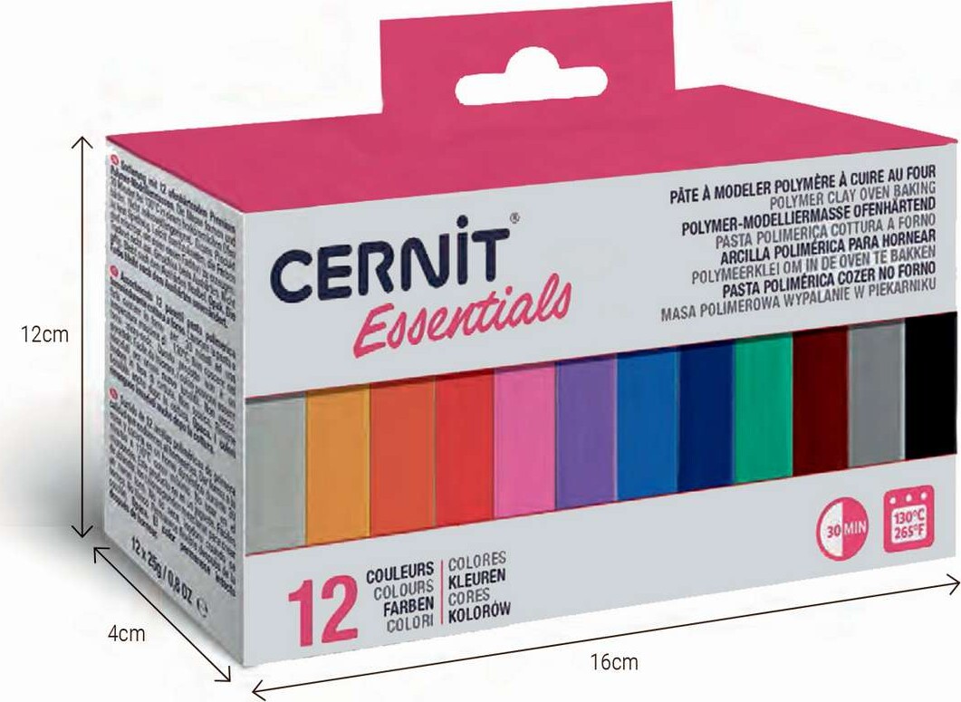 Cernit Gaveæske 12X25G Basis