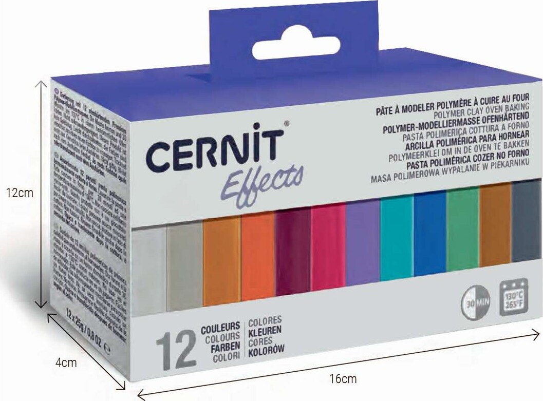 Cernit Gaveæske12X25G Effekter