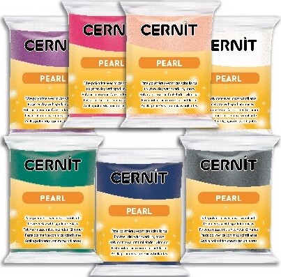 Cernit - Ler - Pearl - Perlemor Hvid - 085 - 56 G