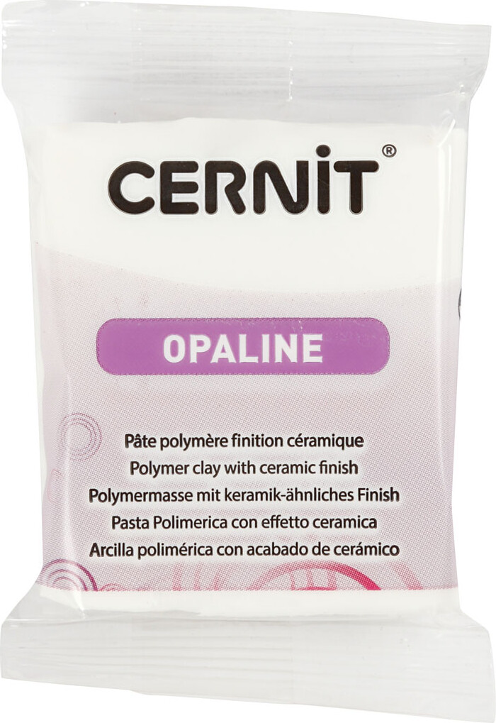 Cernit - Ler - Opaline - Porcelæn Hvid - 010 - 56 G