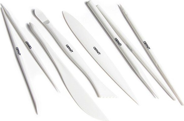 Modellervoks Redskaber Sæt - 8 Stk - Cernit