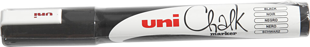 Uni - Chalk Marker - 1 8-2 5 Mm - Sort