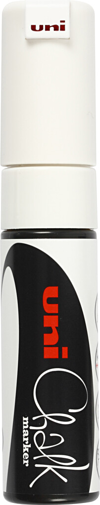 Uni - Chalk Marker - 8 Mm - Hvid