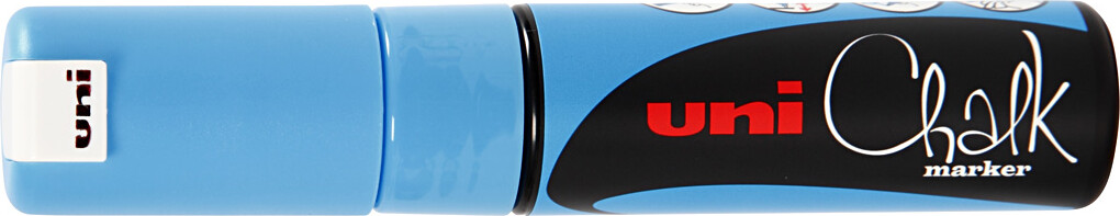 Uni - Chalk Marker - 8 Mm - Lyseblå