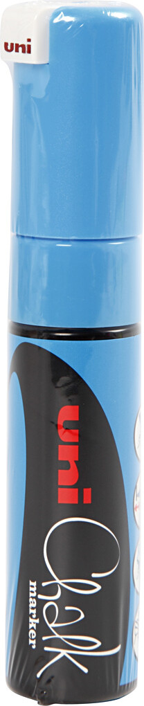 Uni - Chalk Marker - 8 Mm - Lyseblå