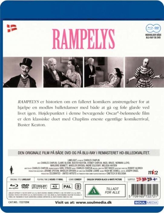 Charlie Chaplin - Rampelys Limelight