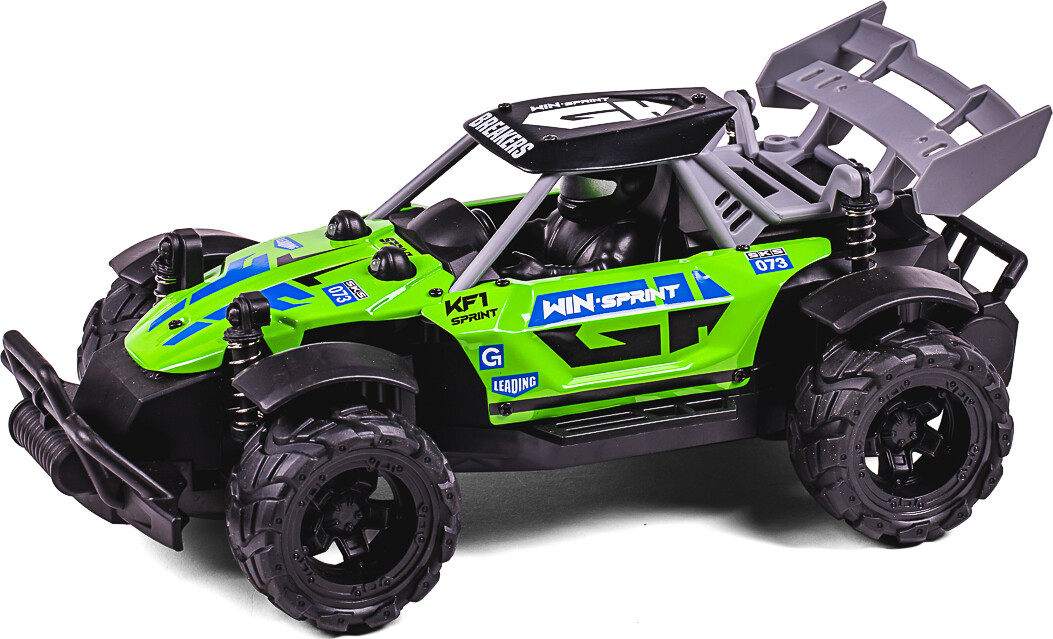 Chaser Rc Wlight 1 18 2 4Ghz 3 7V 500Mah Green - Tec-Toy