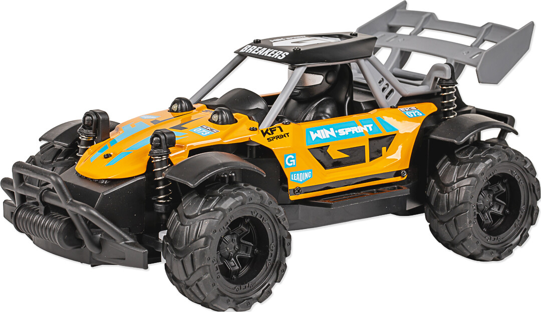 Chaser Rc Wlight 1 18 2 4Ghz 3 7V 500Mah Orange - Tec-Toy