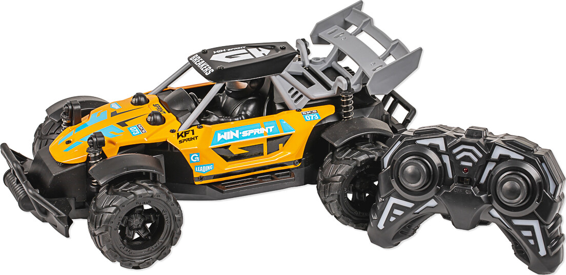 Chaser Rc Wlight 1 18 2 4Ghz 3 7V 500Mah Orange - Tec-Toy