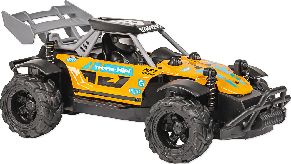 Chaser Rc Wlight 1 18 2 4Ghz 3 7V 500Mah Orange - Tec-Toy