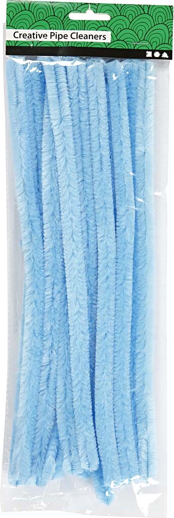 Piberensere - L 30 Cm - B 15 Mm - Blå - 15 Stk