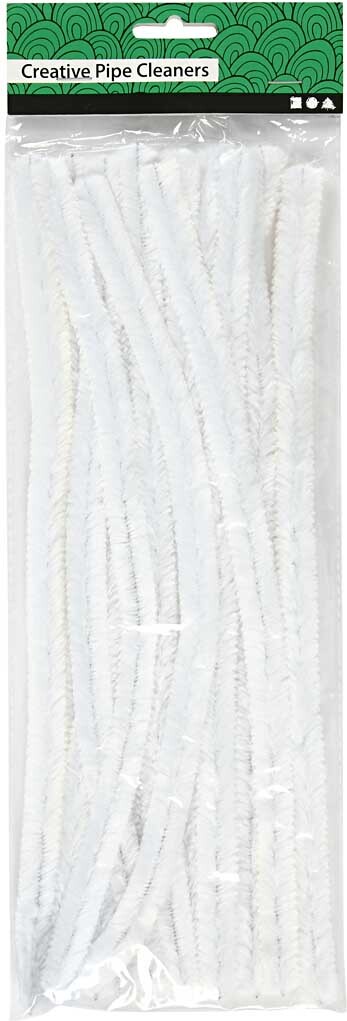 Piberensere - L 30 Cm - B 15 Mm - Hvid - 15 Stk