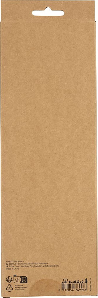Chenille Piberensere - L 30 Cm - Tykkelse 6 Mm - Julefarver - 25 Stk