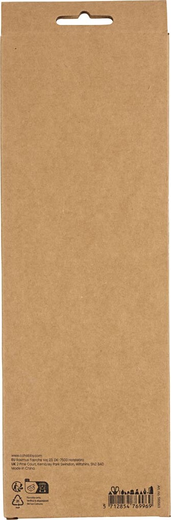 Chenille Piberensere - L 30 Cm - Tykkelse 6 Mm - Natur - 25 Stk