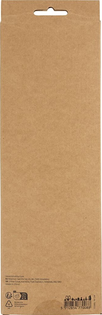 Chenille Piberensere - L 30 Cm - Tykkelse 6 Mm - Orange - 50 Stk