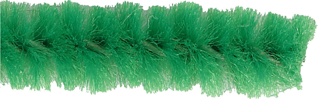Chenille Piberensere - L 30 Cm - Tykkelse 9 Mm - Mørk Grøn - 25 Stk
